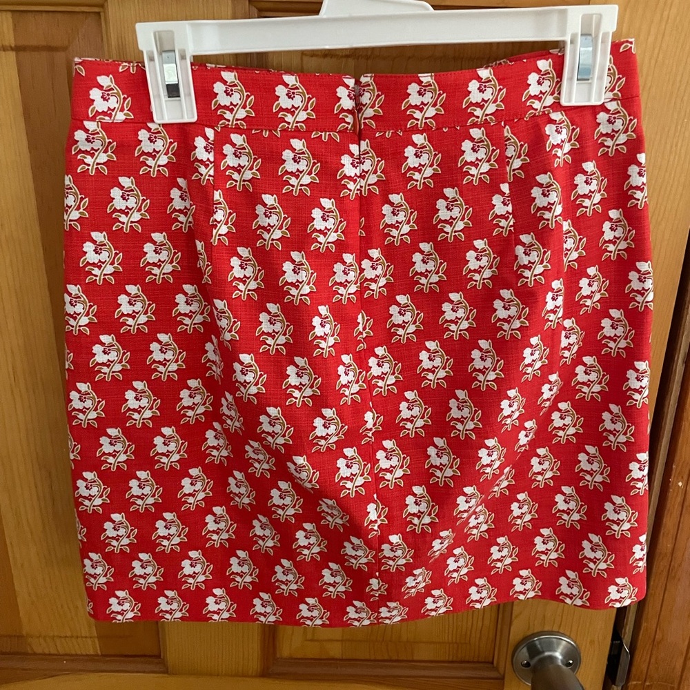 J.crew patterned mini skirt